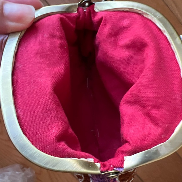 From Japan Multicolor Floral Coin Purse - Picture 6 of 8